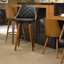 Ver mais imagens de Kit com 4 Banquetas para Cozinha Milão Preto