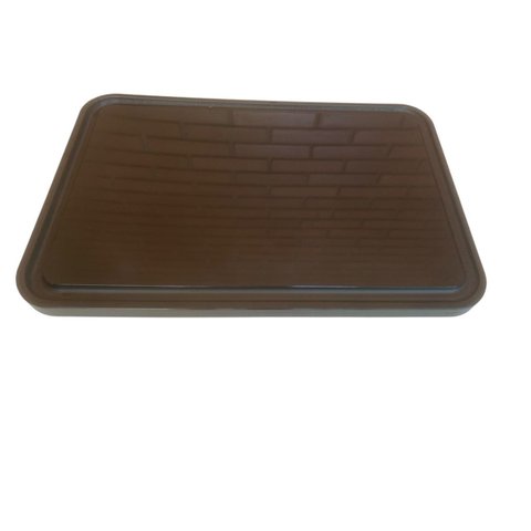 Tabua Corte Polietileno Preta Canaleta 45 X 30 X 2 Churrasco Utensilios do Chef