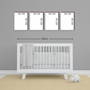 Ver imagem 5 de Kit 4 Quadros Decorativos Quarto de Bebê 30x40cm MDF