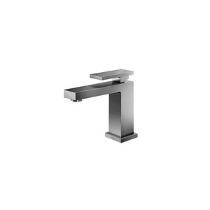 Monocomando Lavatório de Mesa New Edge Grafite Escovado - Docol