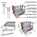 Ver imagem 5 de Kit Coifa Box Gomada Gourmet Médio Elevação Grill Eletrico