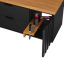 Ver imagem 4 de Conjunto para Banheiro Completo Montado 100% Mdf com Gabinete e Armário Espelheira Bianca 90cm  