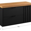 Ver mais imagens de Conjunto para Banheiro Completo Montado 100% Mdf com Gabinete e Armário Espelheira Bianca 90cm