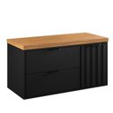 Ver imagem 5 de Conjunto para Banheiro Completo Montado 100% Mdf com Gabinete e Armário Espelheira Bianca 90cm  