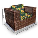 Ver imagem 3 de Conjunto Bora Bora - 1 Sofá 2 Lugares + 2 Poltronas + 1 Mesa de Centro - Zanzibar