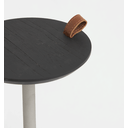 Ver imagem 5 de Mesa de Apoio Halter - Tampo Ebano - Base Aço Carbono - Altura 55cm