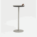 Ver imagem 4 de Mesa de Apoio Halter - Tampo Ebano - Base Aço Carbono - Altura 55cm