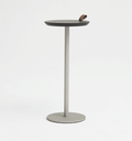 Ver imagem 4 de Mesa de Apoio Halter - Tampo Ebano - Base Aço Carbono - Altura 55cm