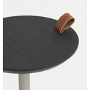 Ver imagem 2 de Mesa de Apoio Halter - Tampo Ebano - Base Aço Carbono - Altura 55cm