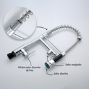 Ver imagem 5 de Torneira Cozinha Gourmet Monocomando Cromada 50 Cm Duas Saídas