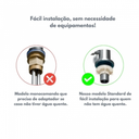 Ver imagem 3 de Torneira Gourmet Bancada Cozinha Escovada Águafria