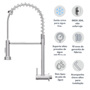 Ver imagem 3 de Torneira de Parede Cozinha Monocomando Gourmet Cromoda