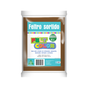 Ver imagem 1 de Feltro Feltcolor Liso Caramelo - 70cm X 50cm