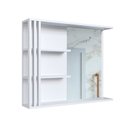 Ver imagem 3 de Espelheira para Banheiro Estela com 2 Prateleiras Branco