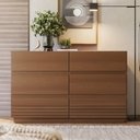 Ver imagem 2 de Cômoda 6 Gavetas Samambaia CabeCasa MadeiraOriginals Marrom/Freijó