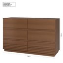 Ver imagem 3 de Cômoda 6 Gavetas Samambaia CabeCasa MadeiraOriginals