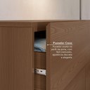 Ver imagem 4 de Cômoda 6 Gavetas Samambaia CabeCasa MadeiraOriginals Marrom/Freijó