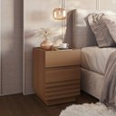 Ver imagem 1 de Mesa de Cabeceira 2 Gavetas Samambaia CabeCasa MadeiraOriginals