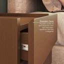 Ver imagem 6 de Mesa de Cabeceira 2 Gavetas Samambaia CabeCasa MadeiraOriginals Marrom