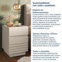 Ver mais imagens de Mesa de Cabeceira 2 Gavetas Samambaia CabeCasa MadeiraOriginals Branco