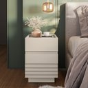 Ver imagem 2 de Mesa de Cabeceira 2 Gavetas Samambaia CabeCasa MadeiraOriginals Branco
