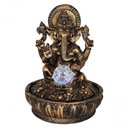 Ver imagem 1 de Fonte Água Ganesha Dourada Sala Quarto Jardim Luz Bombinha