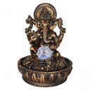 Ver imagem 4 de Fonte Água Ganesha Dourada Sala Quarto Jardim Luz Bombinha