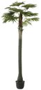 Ver imagem 1 de Planta Artificial Arvore Palmeira Leque C/pote X15 Verde 3,2m