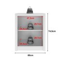 Ver mais imagens de Kit 3 Balcões ME4103 com 6 Portas e Prateleira 74,5CMX180CM Branco