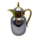 Ver imagem 1 de Garrafa Térmica com Banhos Especiais Prata com Dourado 700ml 27x19x14cm