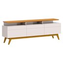 Ver imagem 1 de Rack Bancada Classic 3 Gavetas com Nicho 1.8 Off White Nature - Imcal