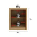 Ver mais imagens de Kit 3 Balcões ME4103 com 6 Portas e Prateleira 74,5CMX180CM Marrom/Amendoa