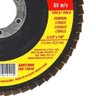 Disco de Lixa Flap 4.1/2 Pol Grão 60 com 12 Unidades Starrett - 4