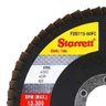 Disco de Lixa Flap 4.1/2 Pol Grão 60 com 12 Unidades Starrett - 3