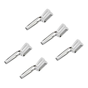 Kit 5 Pegador Duplo Twin Inox Porções Salgados Frituras Assados Restaurante