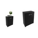 Ver imagem 2 de Kit 3 Balcões ME4103 com 6 Portas e Prateleira 74,5CMX180CM Preto