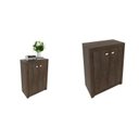 Ver imagem 2 de Kit 3 Balcões Me4103 com 6 Portas e Prateleira 74,5cmx180cm