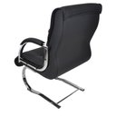 Ver imagem 2 de Cadeira Escritório Interlocutor Fixa Estofada Corino Ferrari