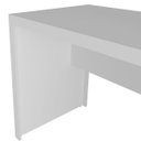Ver imagem 2 de Mesa para Escritório Escrivaninha 163 Cm Branco