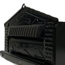 Ver imagem 3 de Caixa de Correios Pombinho Preta de Grade Grande 20x25x12cm Preto