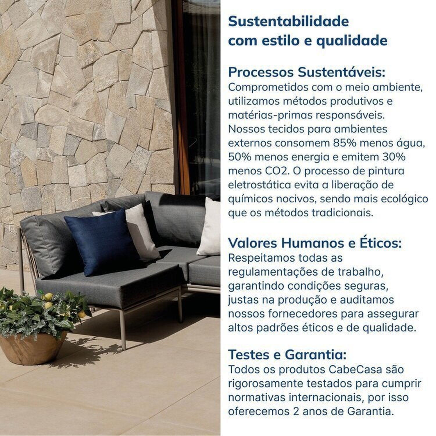 Conjunto Jardim e Varanda 1 Chaise Esquerda 1 Sofá 1 Puff Refúgio Cabecasa madeiramadeira - 9