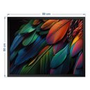 Ver imagem 4 de Kit 2 Quadros 60cm X 80cm Animal Arara e Penas Tropical Artes 