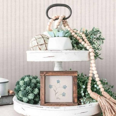Papel de Parede Famous Garden Listrado Bege 390762