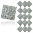 Ver imagem 1 de Pastilha De Vidro Autocolante Kit 15 Uni Parede Cozinha Banheiro Decorativa Facil Aplicacao Moderna