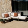 Conjunto Jardim e Varanda 1 Chaise Esquerda 1 Sofá 1 Puff Refúgio CabeCasa MadeiraOriginals - 1