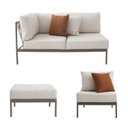 Ver mais imagens de Conjunto Jardim e Varanda 1 Chaise Esquerda 1 Sofá 1 Puff Refúgio CabeCasa MadeiraOriginals