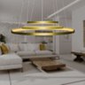 Lustre Pendente 3 Anéis 60cm Triarc 3 Arcos 110/220 Moderno Led Integrado - 6