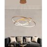 Lustre Pendente 3 Anéis 60cm Triarc 3 Arcos 110/220 Moderno Led Integrado - 3