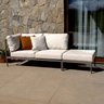 Conjunto Jardim e Varanda 1 Chaise Esquerda 1 Puff Refúgio CabeCasa MadeiraOriginals - 1