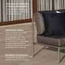 Conjunto Jardim e Varanda 1 Chaise Direita 1 Chaise Esquerda Refúgio CabeCasa MadeiraOriginals - 4